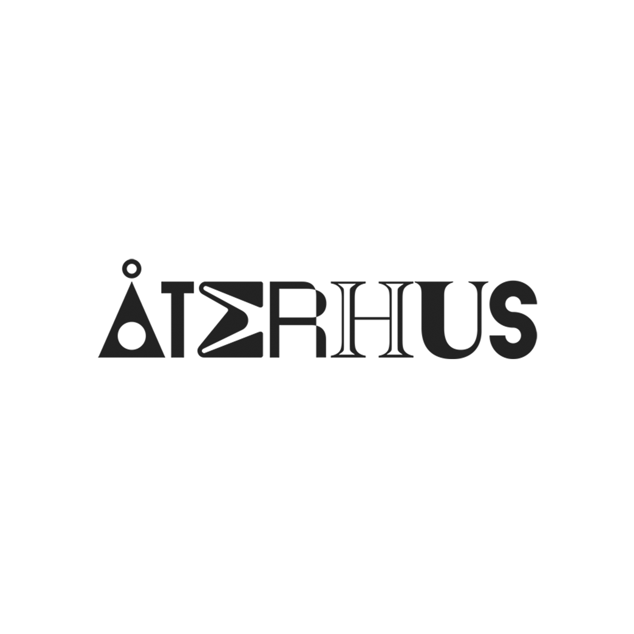 Återhus logo in black