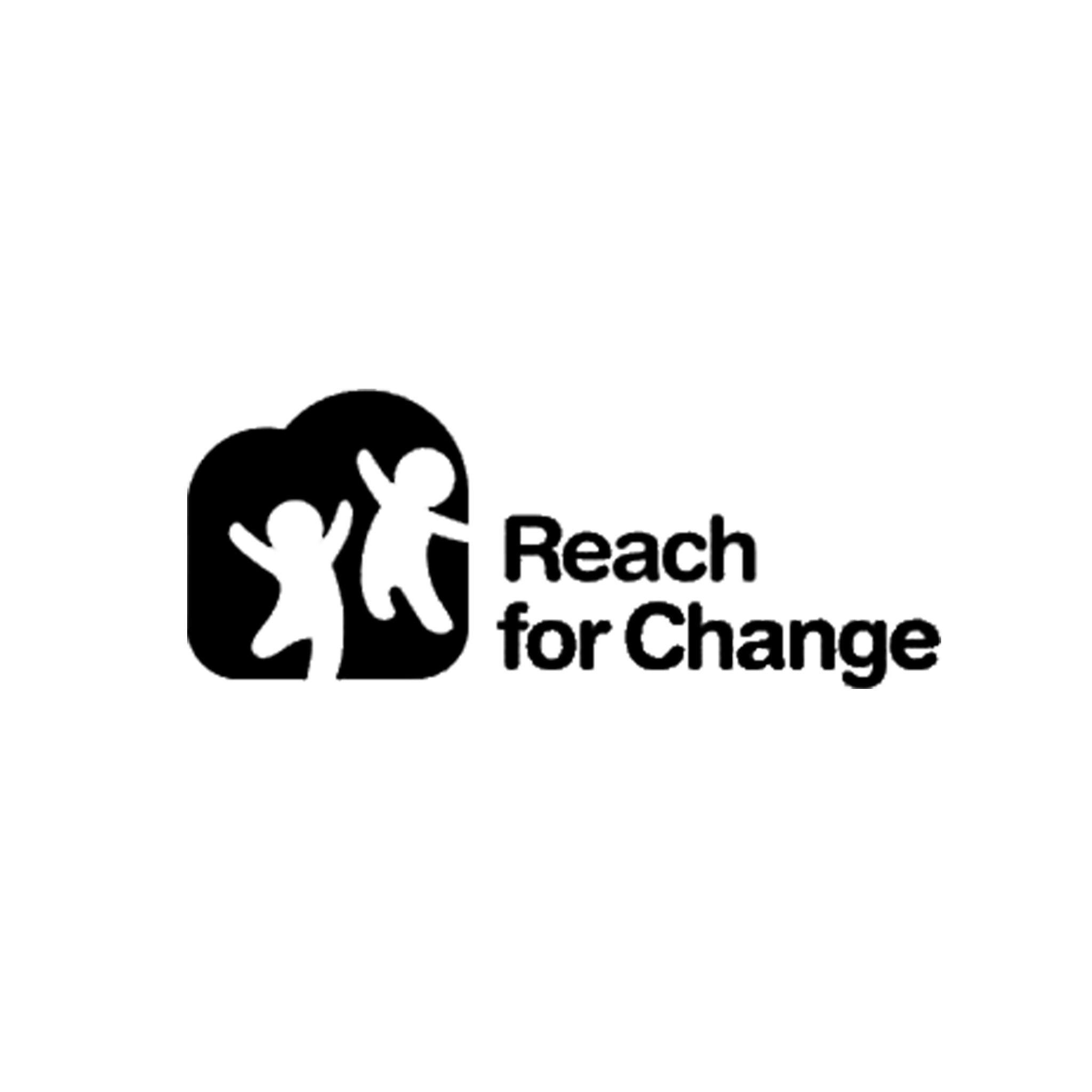 reach for change logo in black
