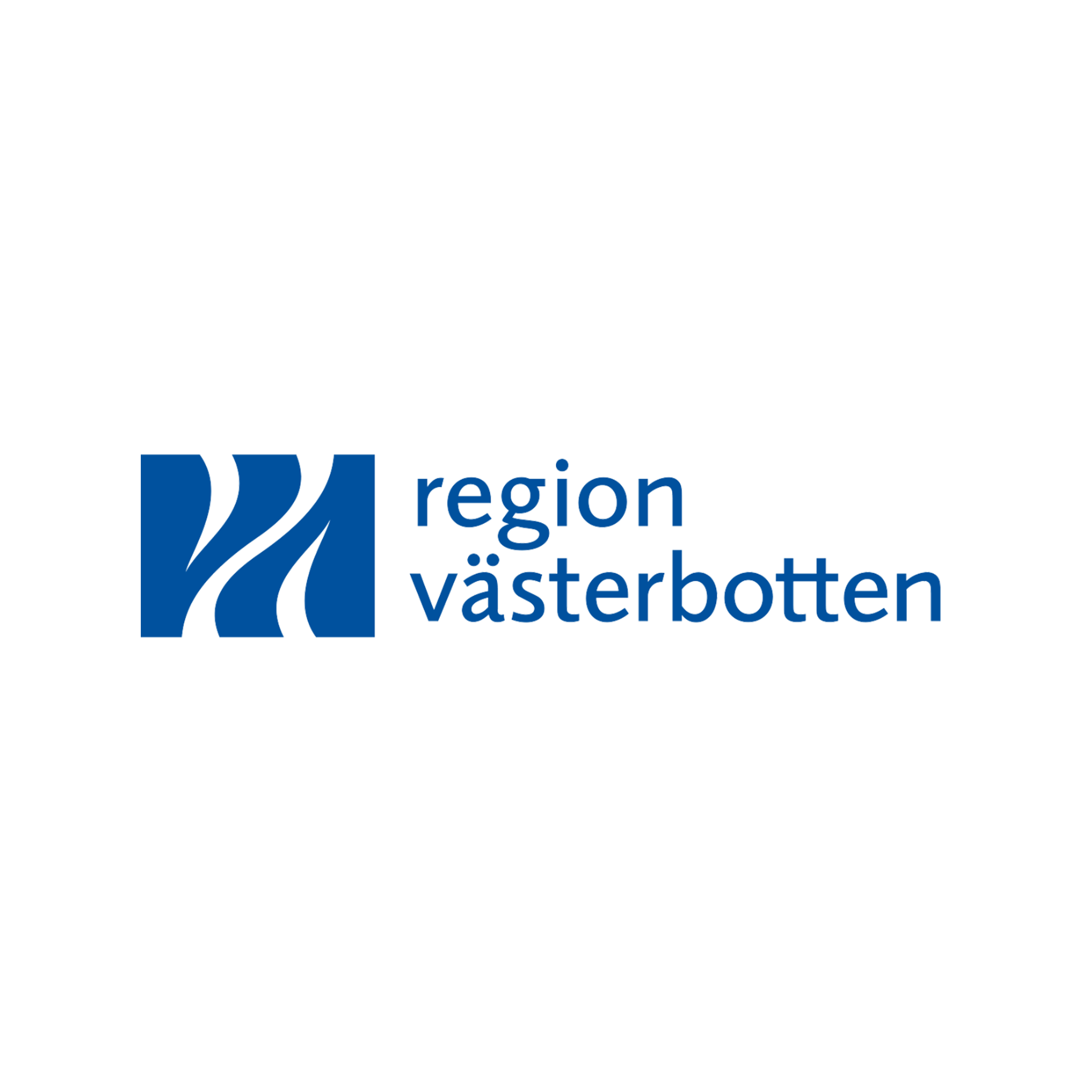 Region Västerbotten logo in blue